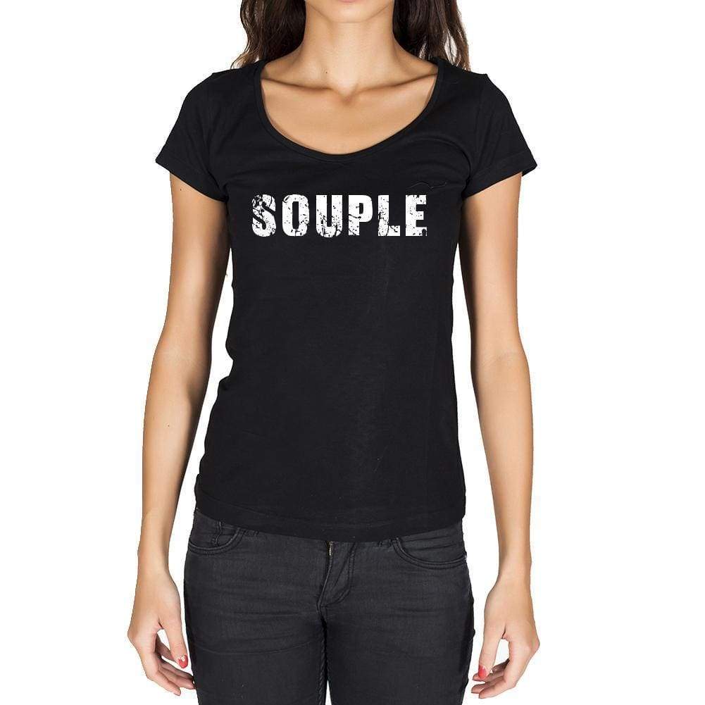 Souple French Dictionary Womens Short Sleeve Round Neck T-Shirt 00010 - Casual