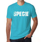 Specie Mens Short Sleeve Round Neck T-Shirt 00020 - Blue / S - Casual