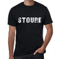 Stoure Mens Vintage T Shirt Black Birthday Gift 00554 - Black / Xs - Casual