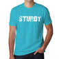 Sturdy Mens Short Sleeve Round Neck T-Shirt 00020 - Blue / S - Casual