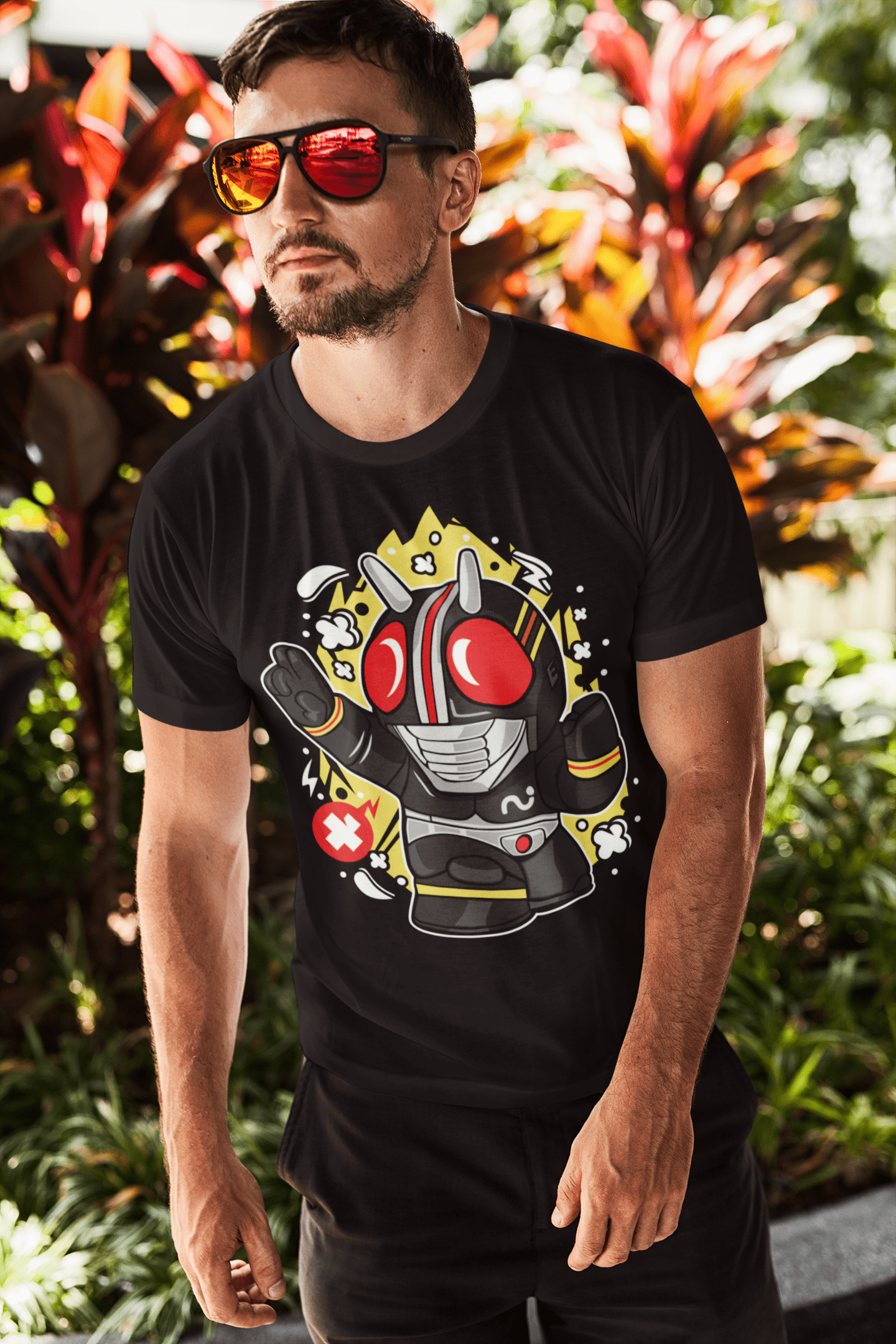 ULTRABASIC Men's T-Shirt Motorcycle Riding Superhero - Birthday Gift Apparel