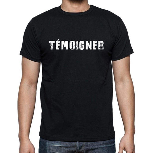 Témoigner French Dictionary Mens Short Sleeve Round Neck T-Shirt 00009 - Casual