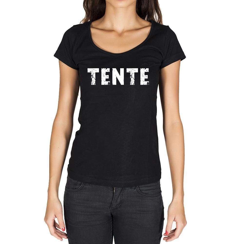 Tente French Dictionary Womens Short Sleeve Round Neck T-Shirt 00010 - Casual