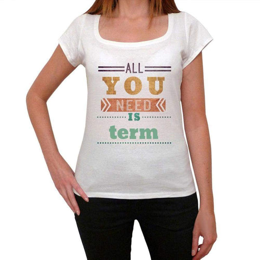 Term Womens Short Sleeve Round Neck T-Shirt 00024 - Casual