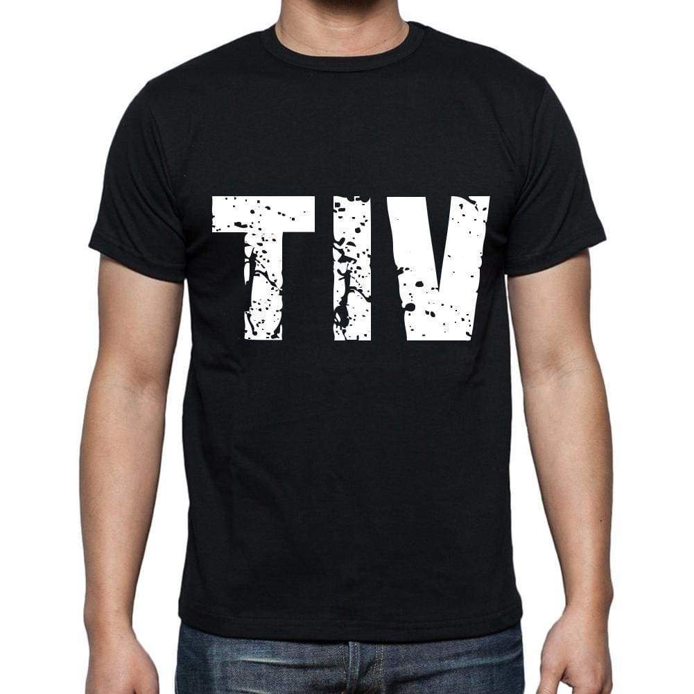 Tiv Men T Shirts Short Sleeve T Shirts Men Tee Shirts For Men Cotton Black 3 Letters - Casual