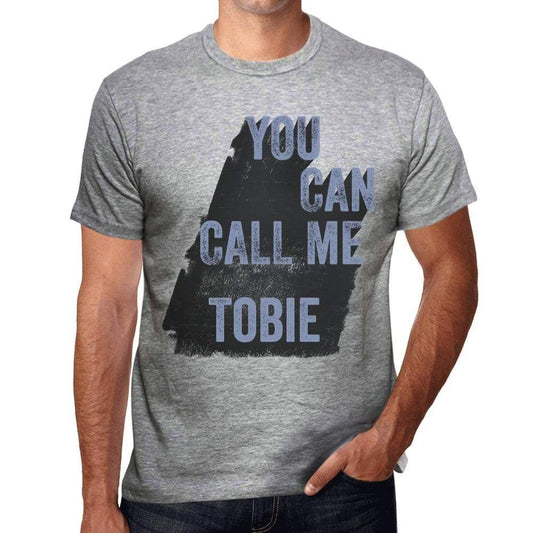 Tobie You Can Call Me Tobie Mens T Shirt Grey Birthday Gift 00535 - Grey / S - Casual