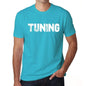 Tuning Mens Short Sleeve Round Neck T-Shirt 00020 - Blue / S - Casual