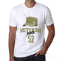 Veteran Since 52 Mens T-Shirt White Birthday Gift 00436 - White / Xs - Casual
