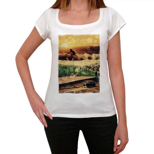Vintage surf beach T-shirt for women,short sleeve,cotton tshirt,women t shirt,gift - Sissie