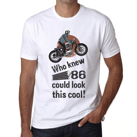 Who Knew 86 Could Look This Cool Mens T-Shirt White Birthday Gift 00469 - White / Xs - Casual