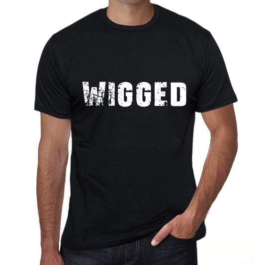 Wigged Mens Vintage T Shirt Black Birthday Gift 00554 - Black / Xs - Casual