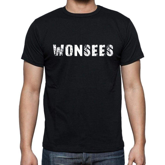Wonsees Mens Short Sleeve Round Neck T-Shirt 00022 - Casual