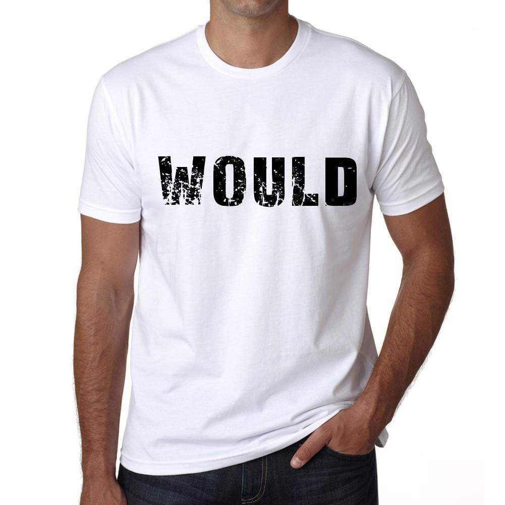 Would Mens T Shirt White Birthday Gift 00552 - White / Xs - Casual